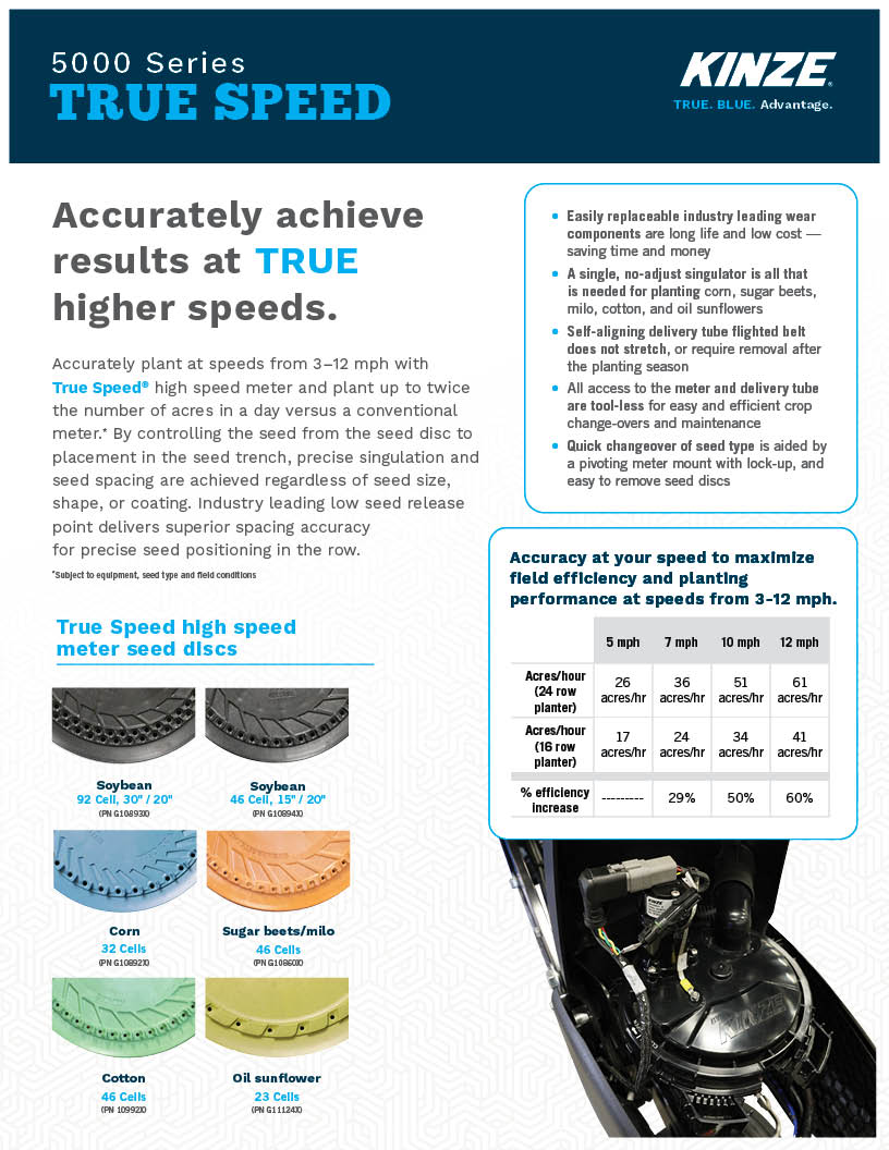 True Speed Sell Sheet